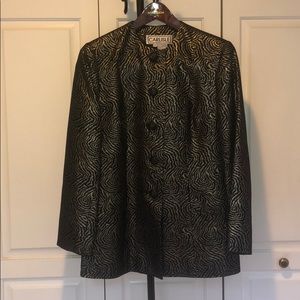 Black with Silver Carlise Jacket